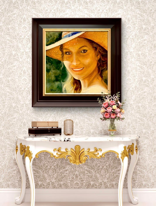 Girl in Garden